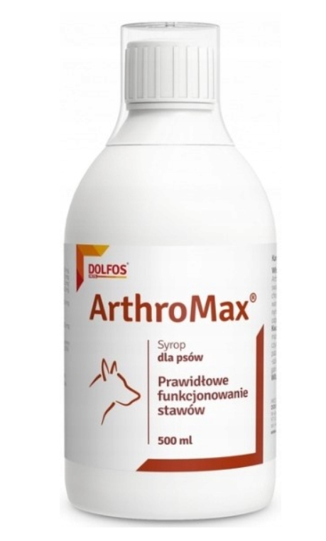 ArthroMax syrop na stawy 500 ml – suplement z glukozaminą i chondroityną dla dobermana