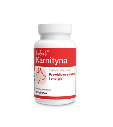 Karnityna Dolfos 90 tabletek – suplement z L-karnityną 100 mg dla dobermana na serce
