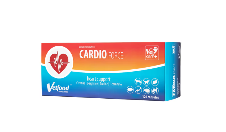 Vetfood Cardioforce 120 tabletek – suplement kardiologiczny dla dobermana przeciw DCM