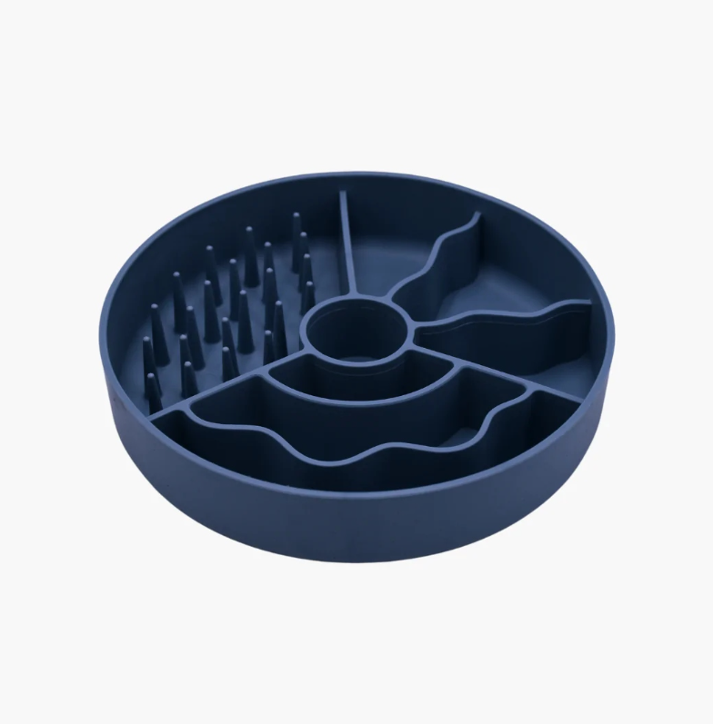 Miska Spowalniająca Jedzenie dla Dobermana Fiboo Slow Fiboowl Granatowa 19 cm Ekologiczna | SklepDoberman.pl