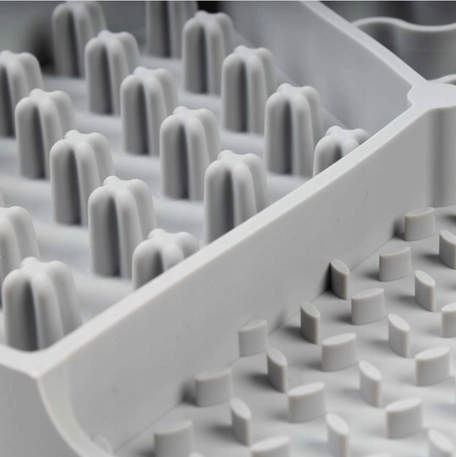 Duvo+ Triple Mata Spowalniająca Jedzenie dla Dobermana Silikonowa Szara 20 cm | SklepDoberman.pl