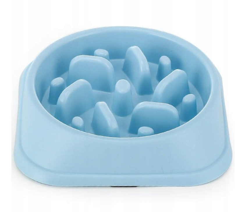 Duża Miska Spowalniająca Jedzenie dla Dobermana z Przegrodami 600ml - 18,5 cm | SklepDoberman.pl